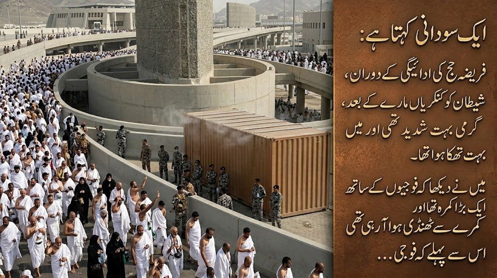 Large crowd gathered at the Imam Hussain shrine during a religious pilgrimage event.